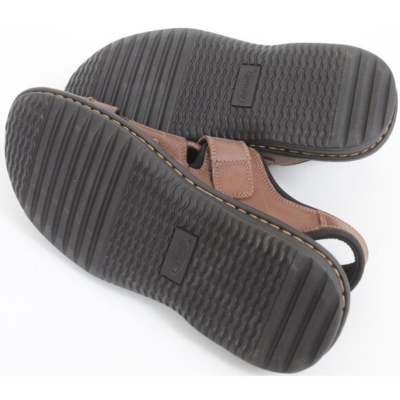 Dr. Scholl\'s Men\'s 9M Caditt Leather Fisherman Closed Toe Comfort Flat Sandals main image 7